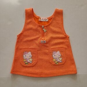 Hello Kitty Toddler Girl's Dress 18mo Skateboard Orange